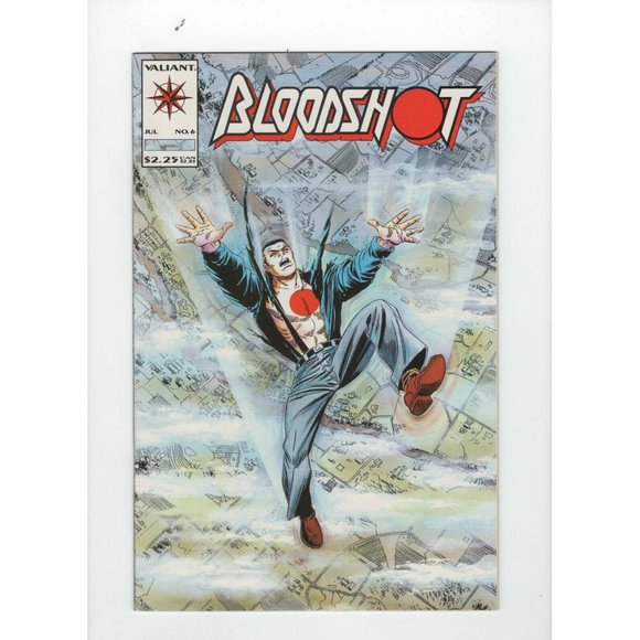 Comic Book Valiant Bloodshot #6 July 1993 Ninjak Vintage Collectible - Picture 10 of 10